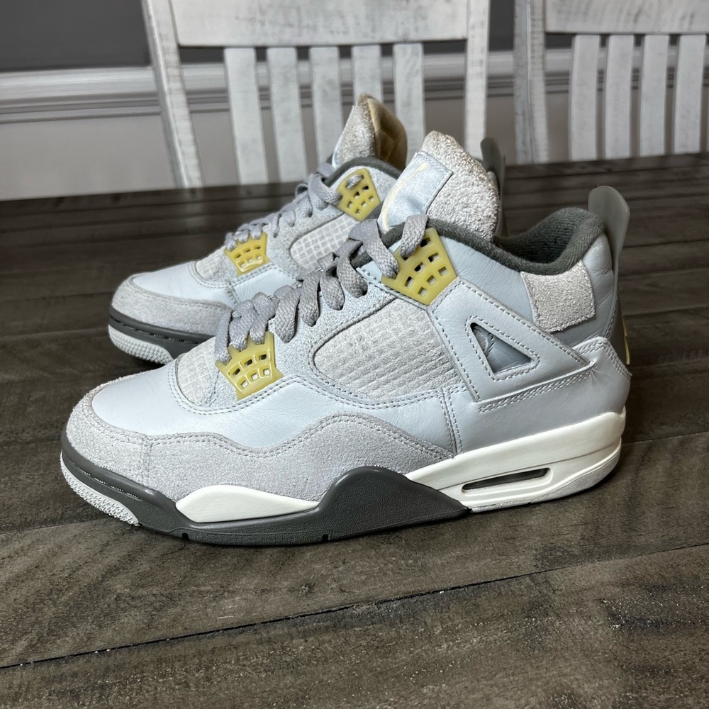 Stylish Gray and Yellow Women's Sneakers